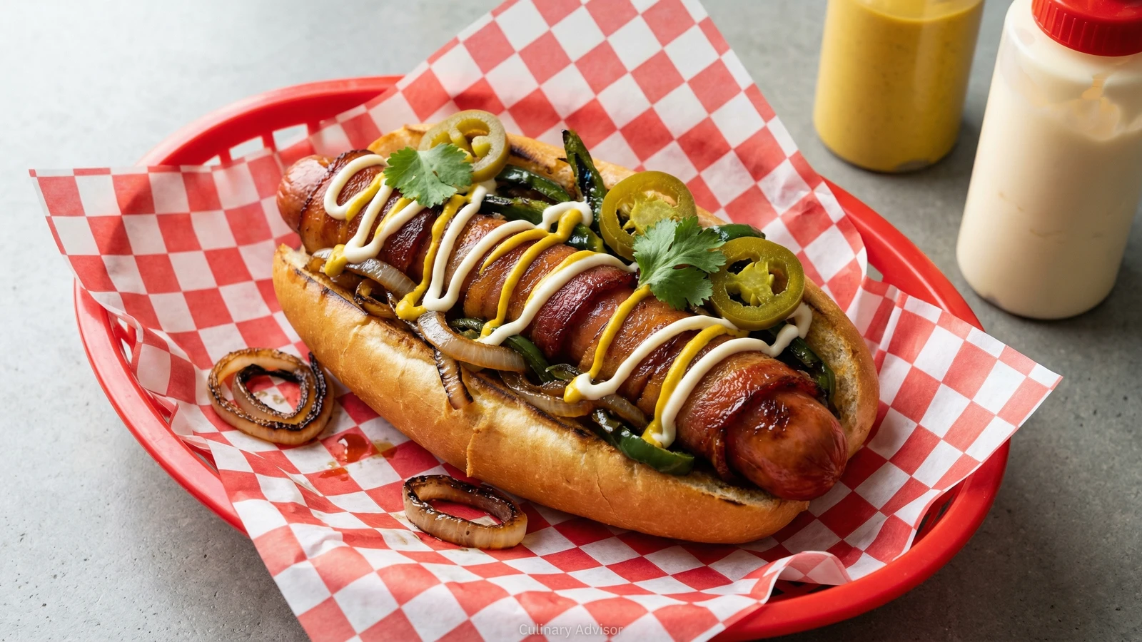 LA Bacon-Wrapped Street Dog