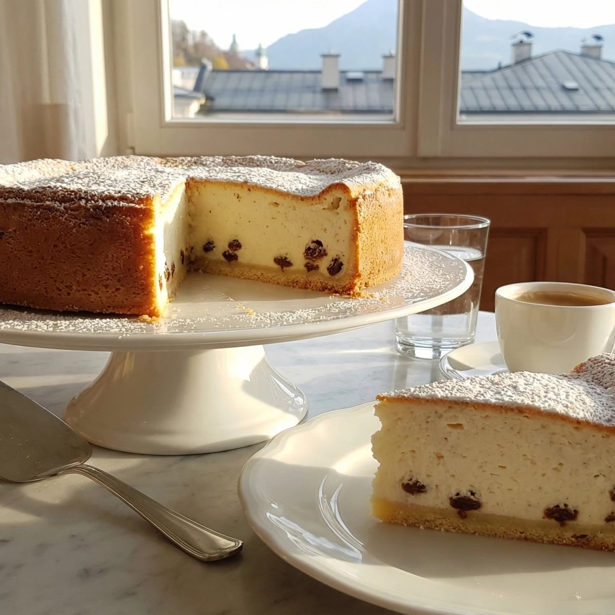 Topfentorte (Austrian Quark Cheesecake)