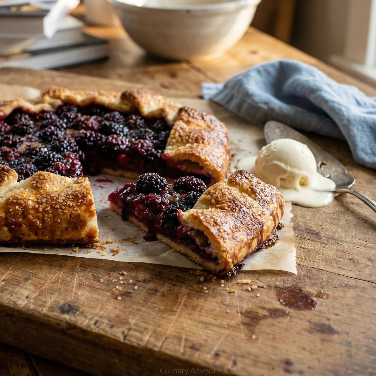 Blackberry Bourbon Galette