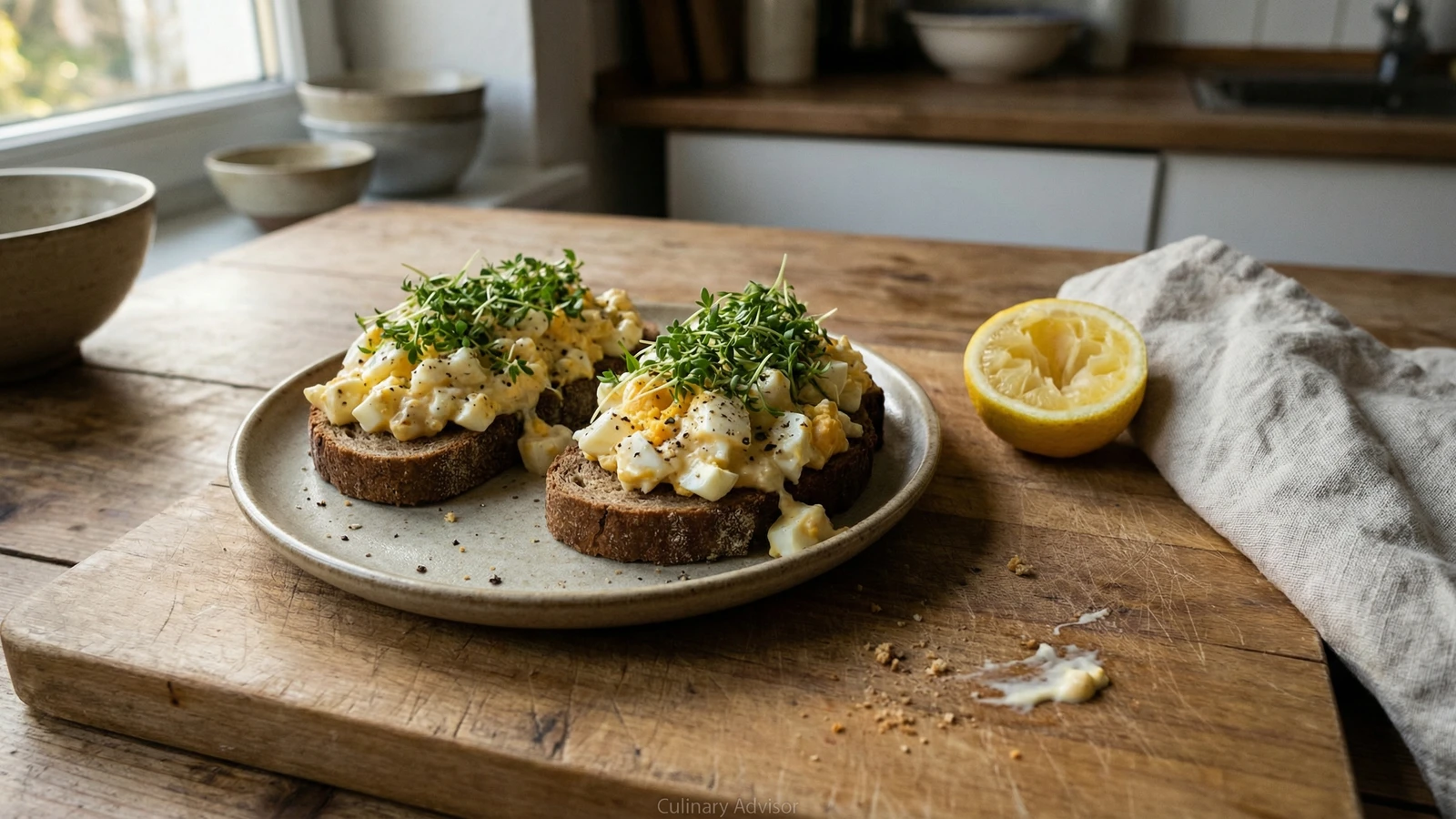Egg Mayonnaise and Cress