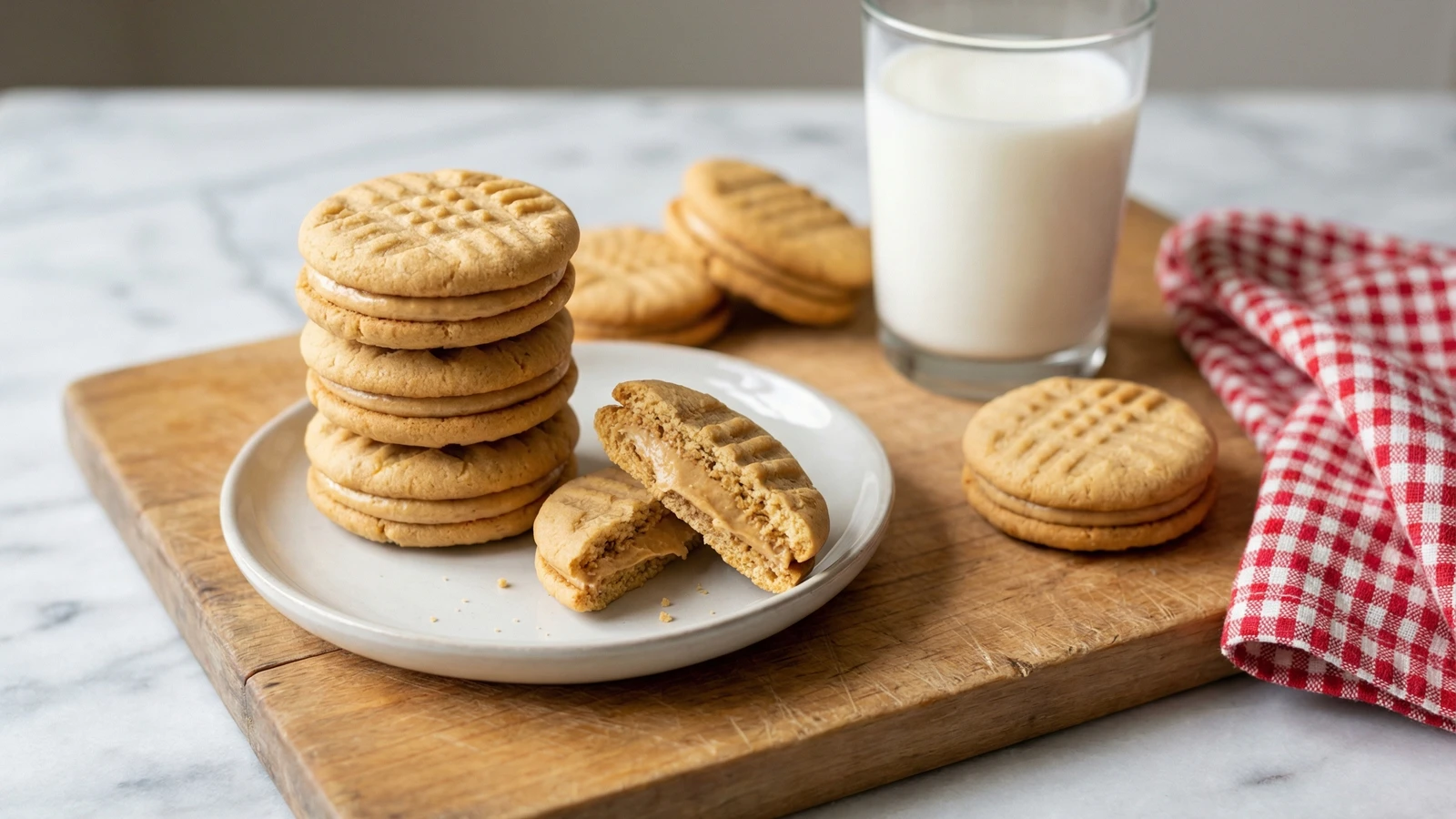 Peanut Butter Sandwich Cookies