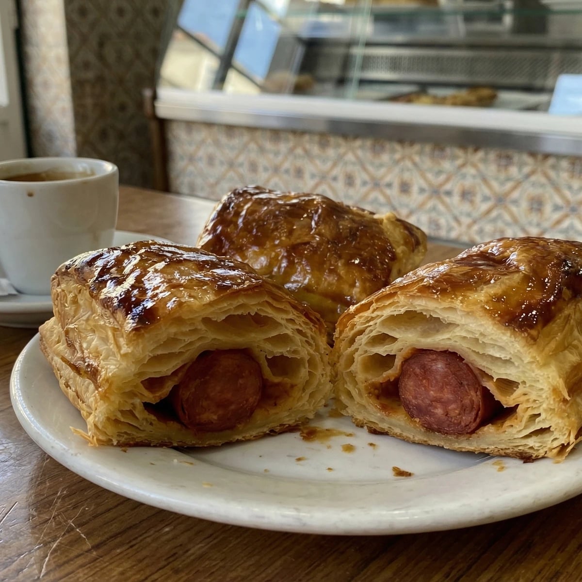 Folhados de Chouriço