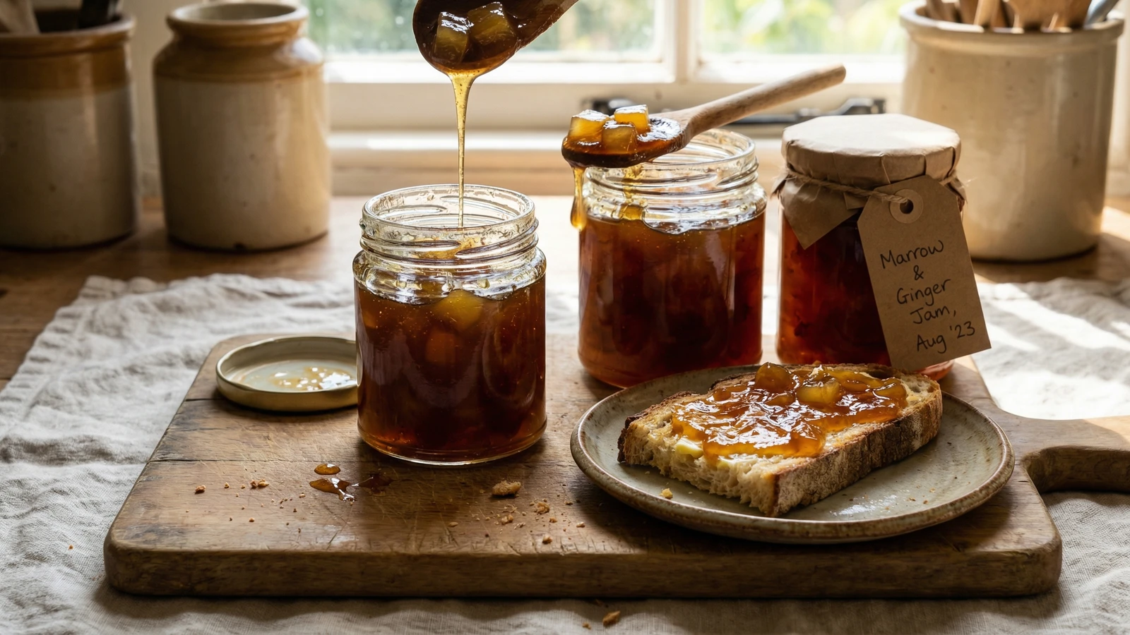Marrow and Ginger Jam