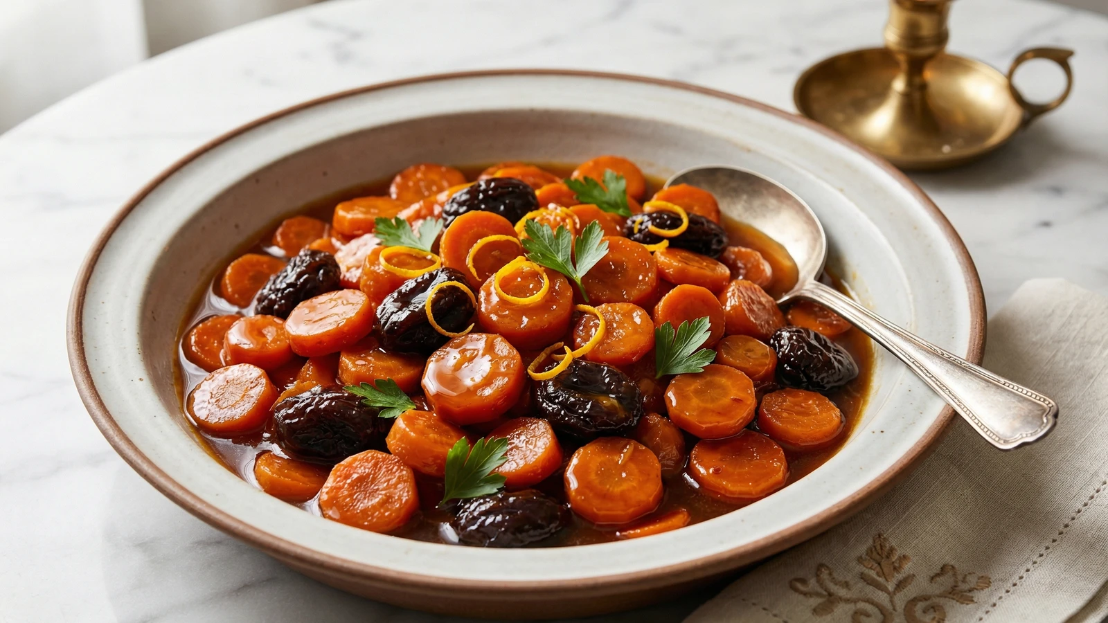 Tzimmes with Carrots and Prunes
