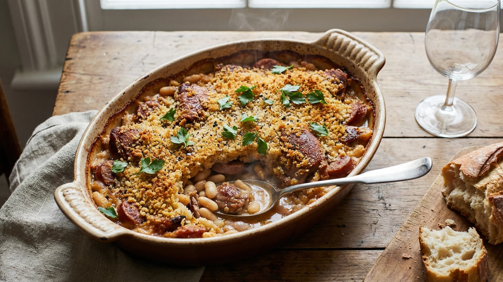 Classic Cassoulet with Duck and Sausage
