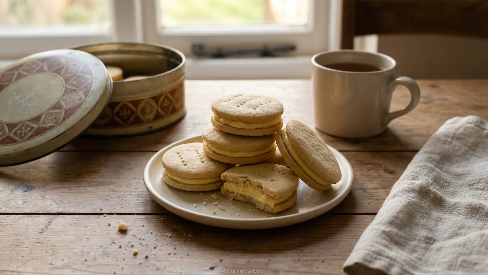 Homemade Custard Creams