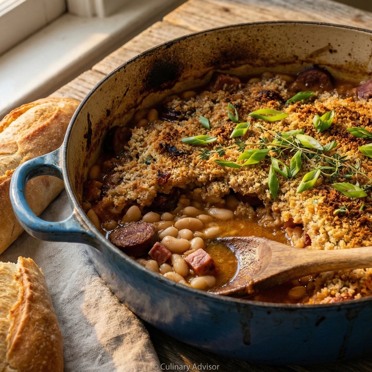 Andouille and White Bean Cassoulet