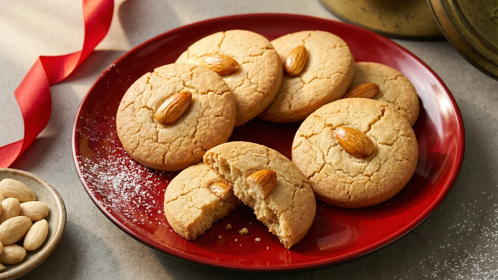 Chinese Almond Cookies