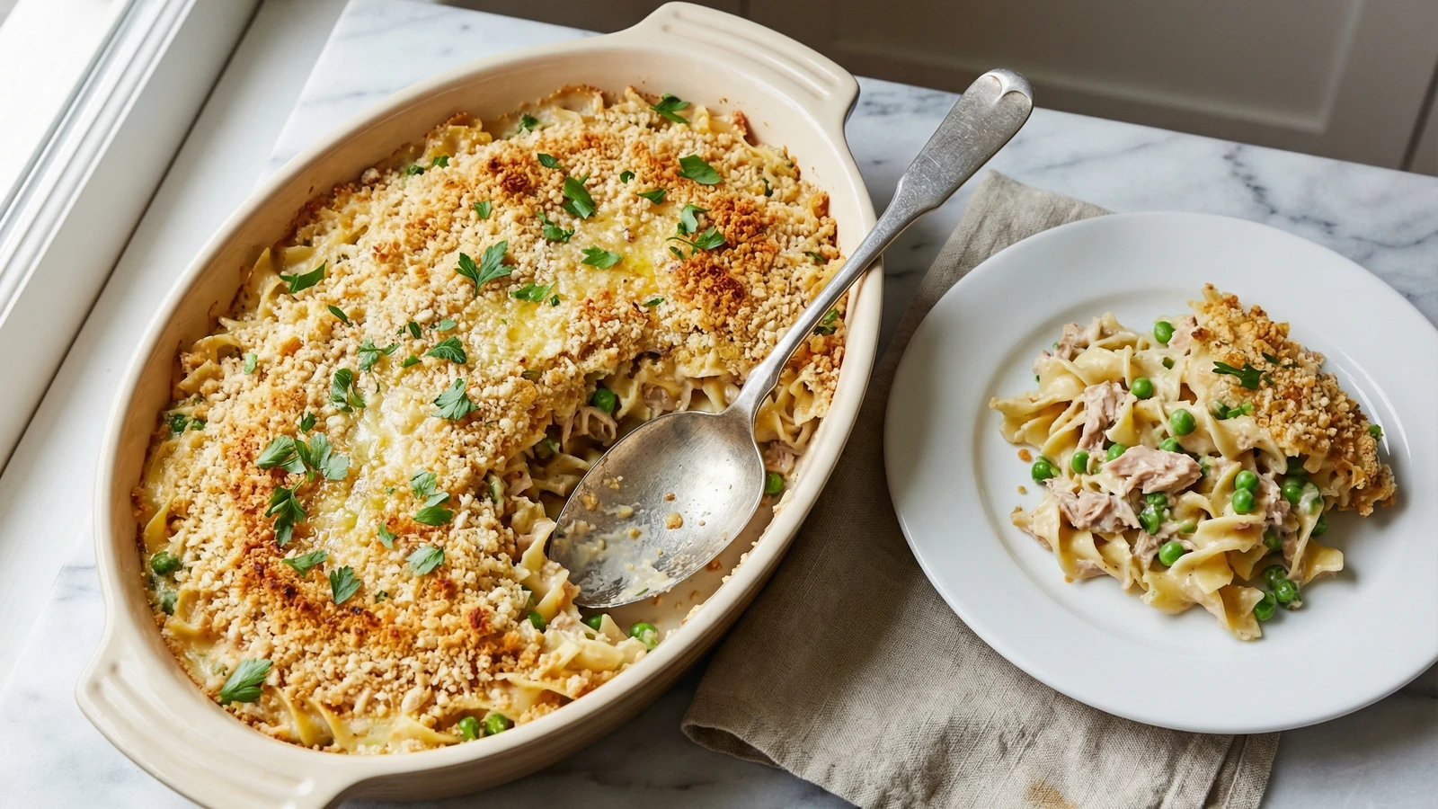 Creamy Tuna Noodle Casserole