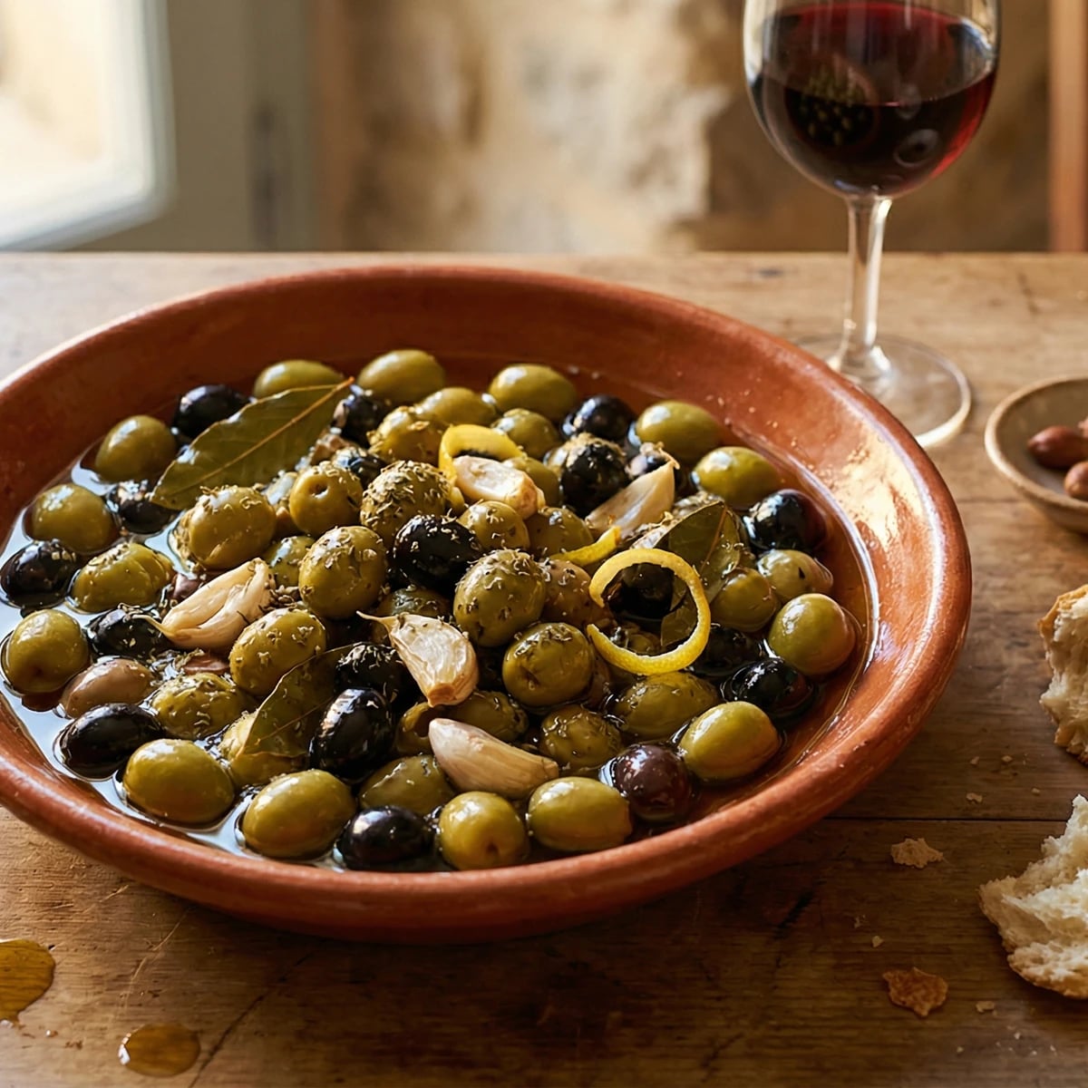 Azeitonas Temperadas