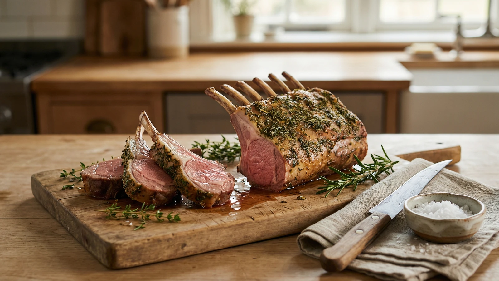 Herb-Crusted Rack of Lamb