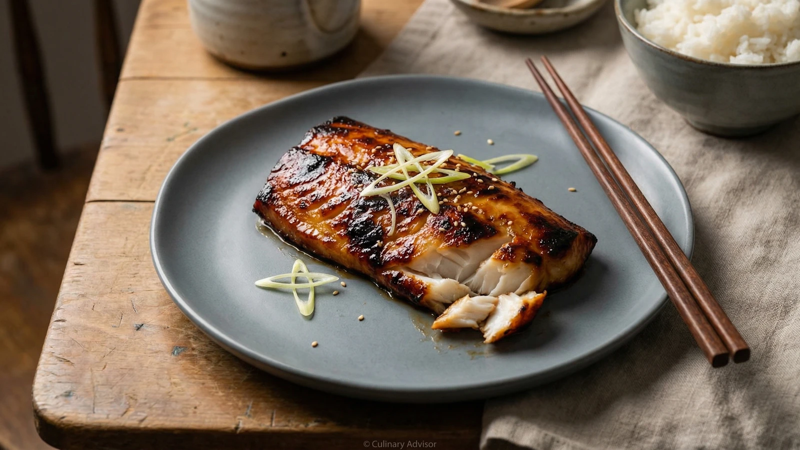 Miso-Glazed Black Cod