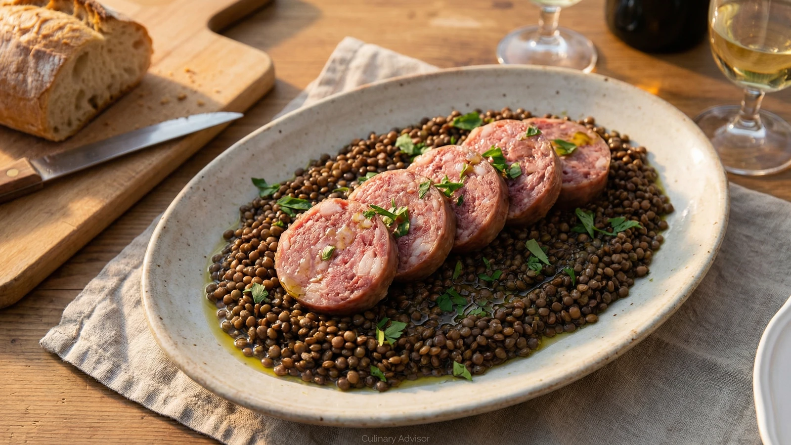 Cotechino con Lenticchie