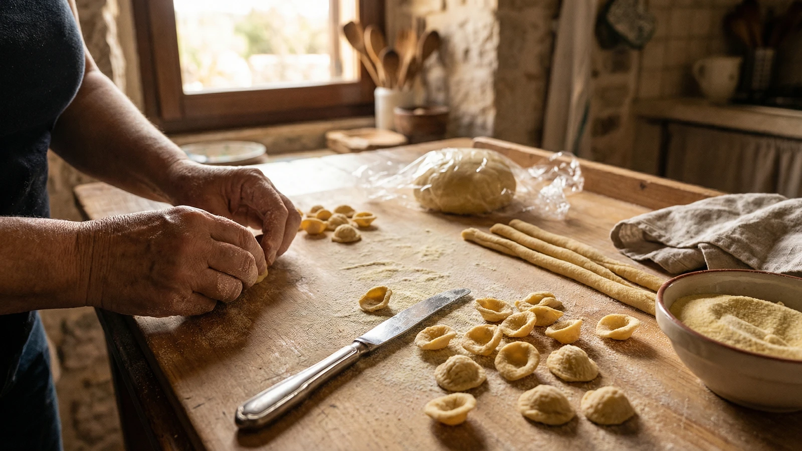 Pasta di Semola (Semolina Water Dough)