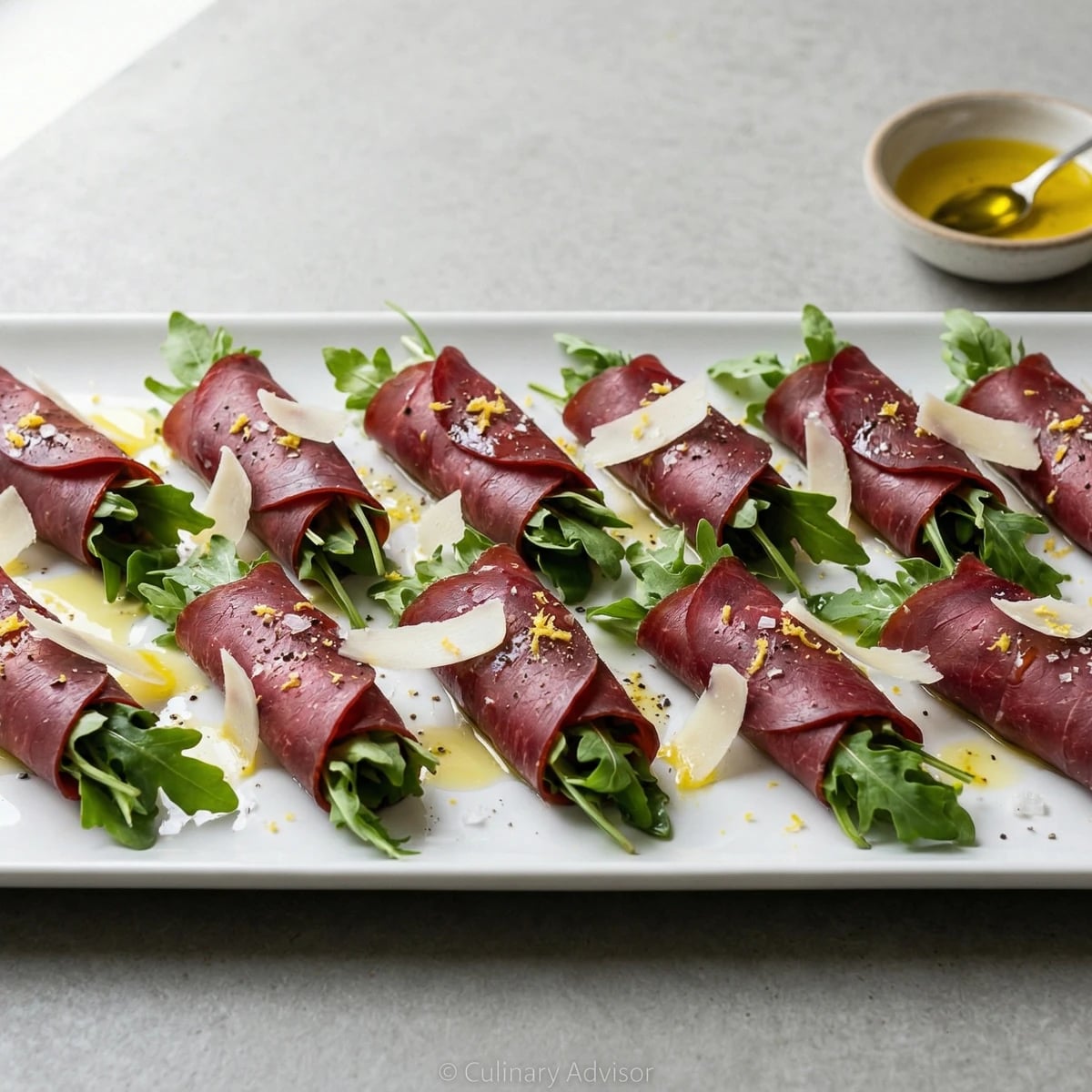 Bresaola-Wrapped Arugula Bundles