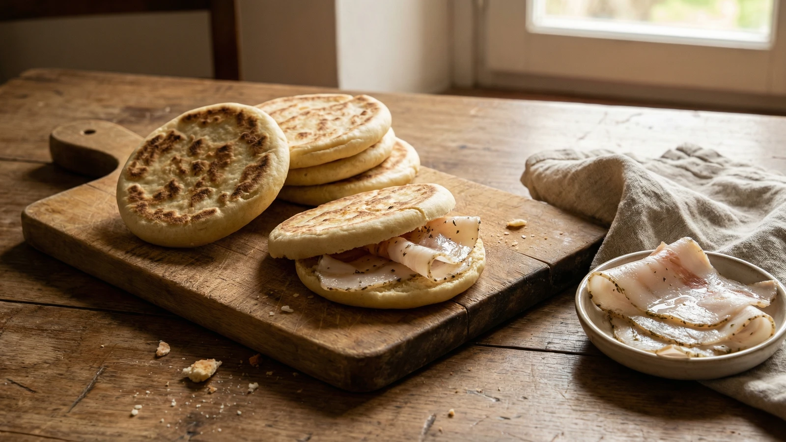 Tigelle con Lardo di Colonnata