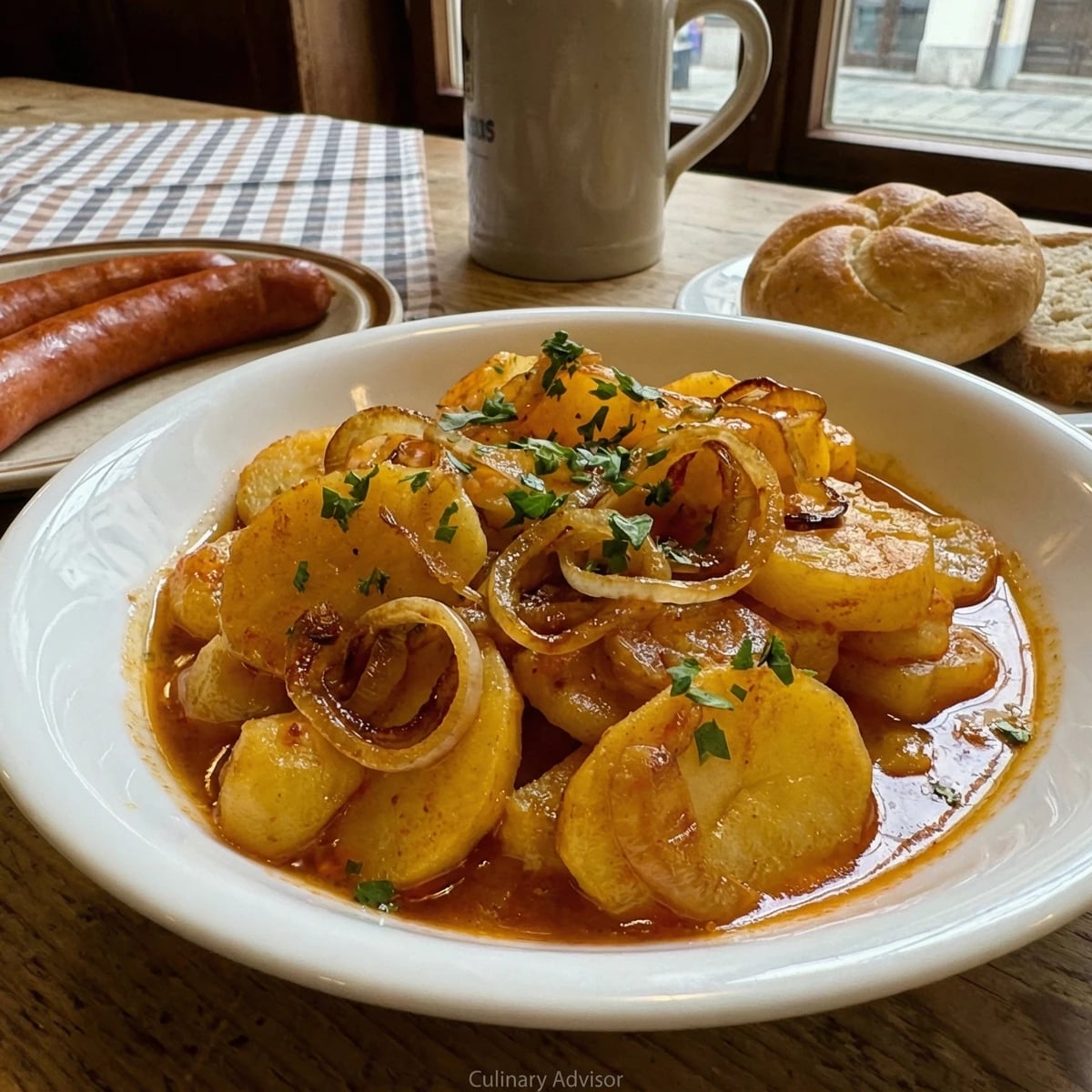 Paprika-Erdäpfelsalat (Burgenland Potato Salad)