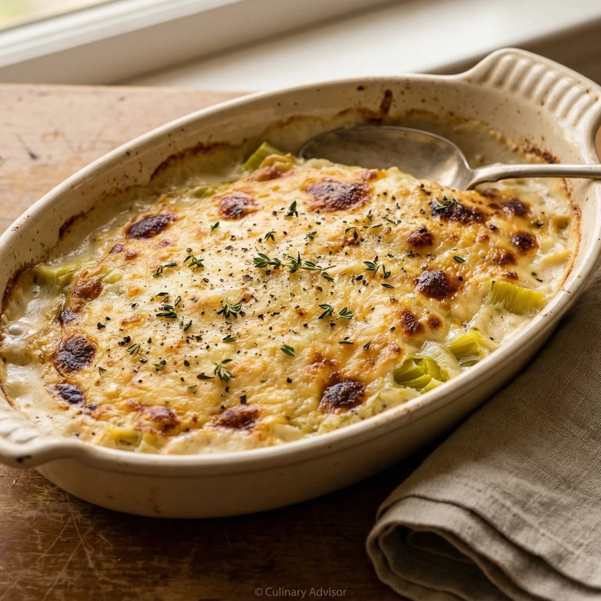 Leek Gratin