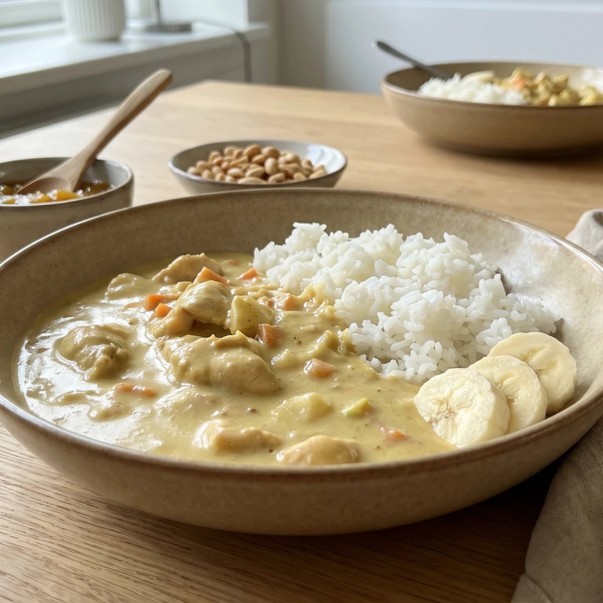 Kylling i Karry med Ris