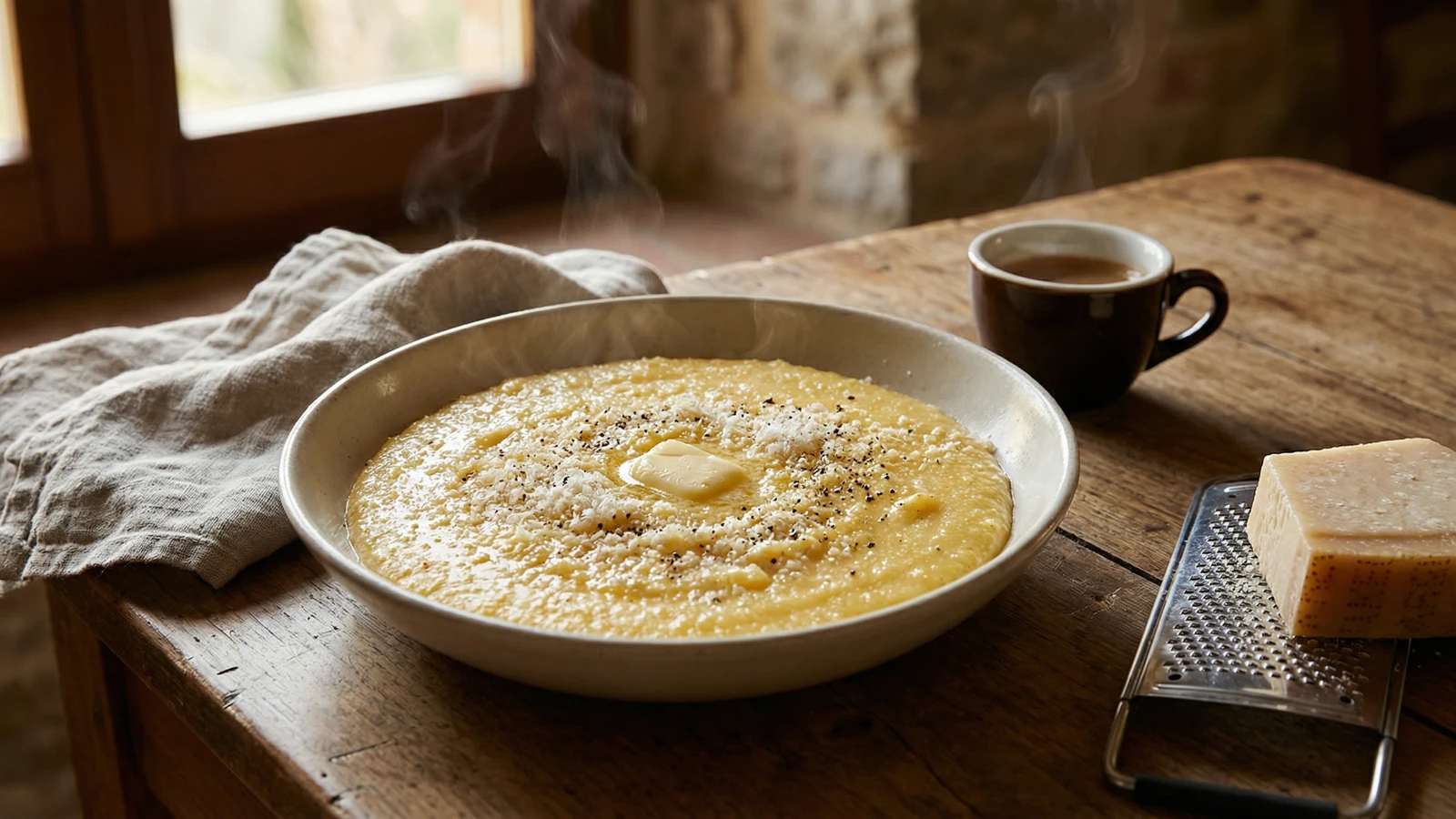 Polenta con Burro e Parmigiano
