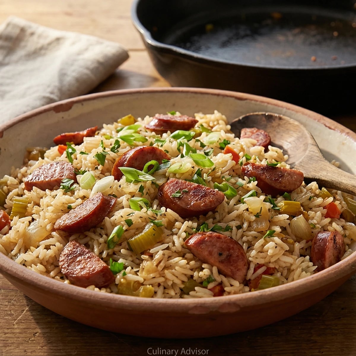 Cajun Andouille Rice Pilaf