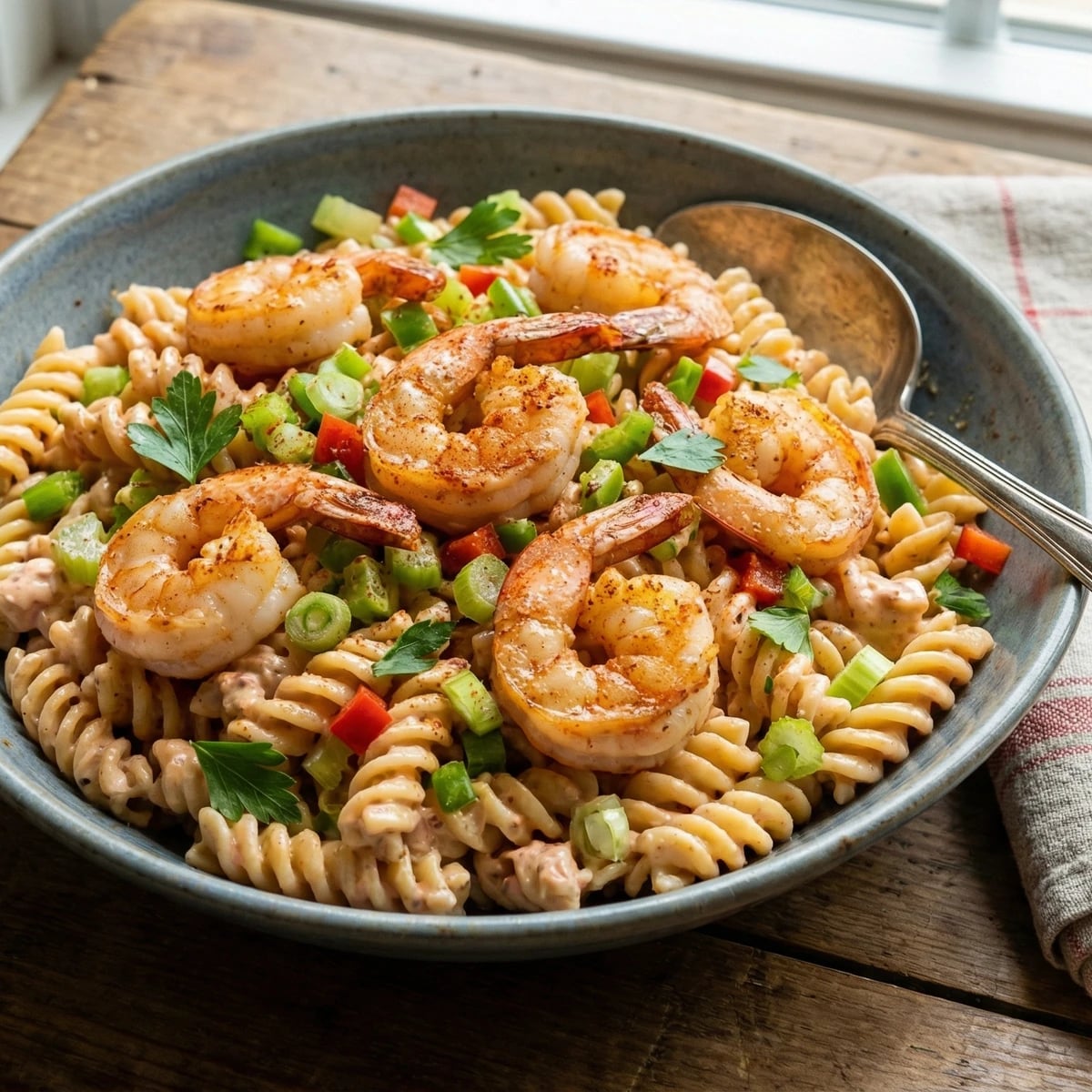 Creole Shrimp and Pasta Salad