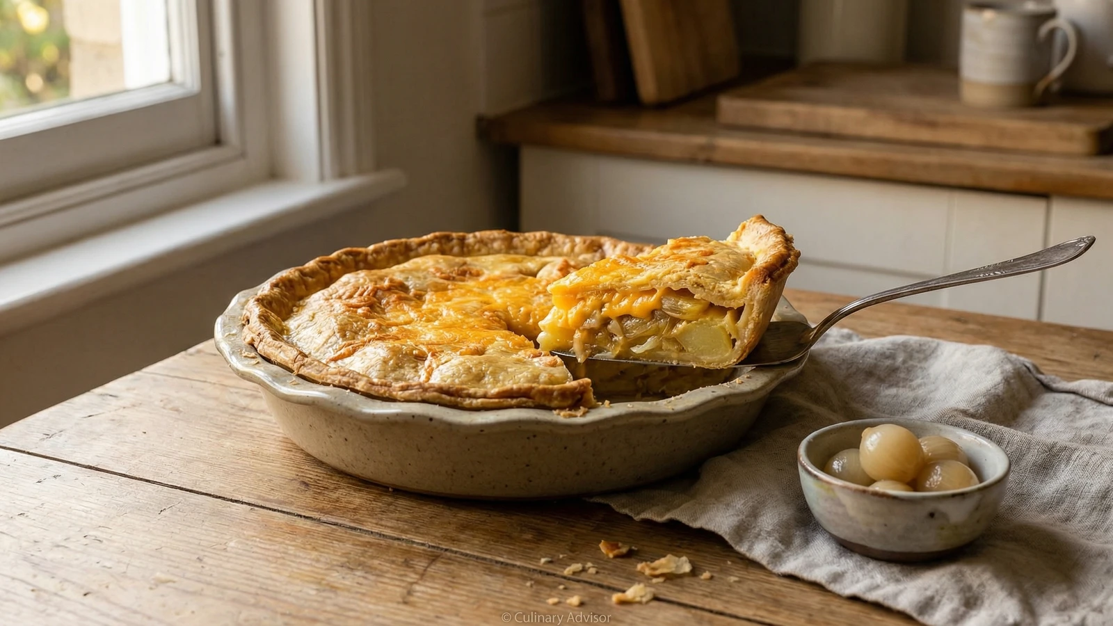 Cheese and Onion Pie