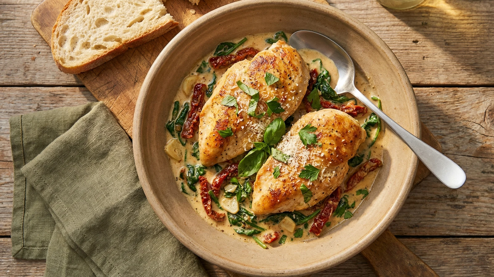 Tuscan Garlic Chicken