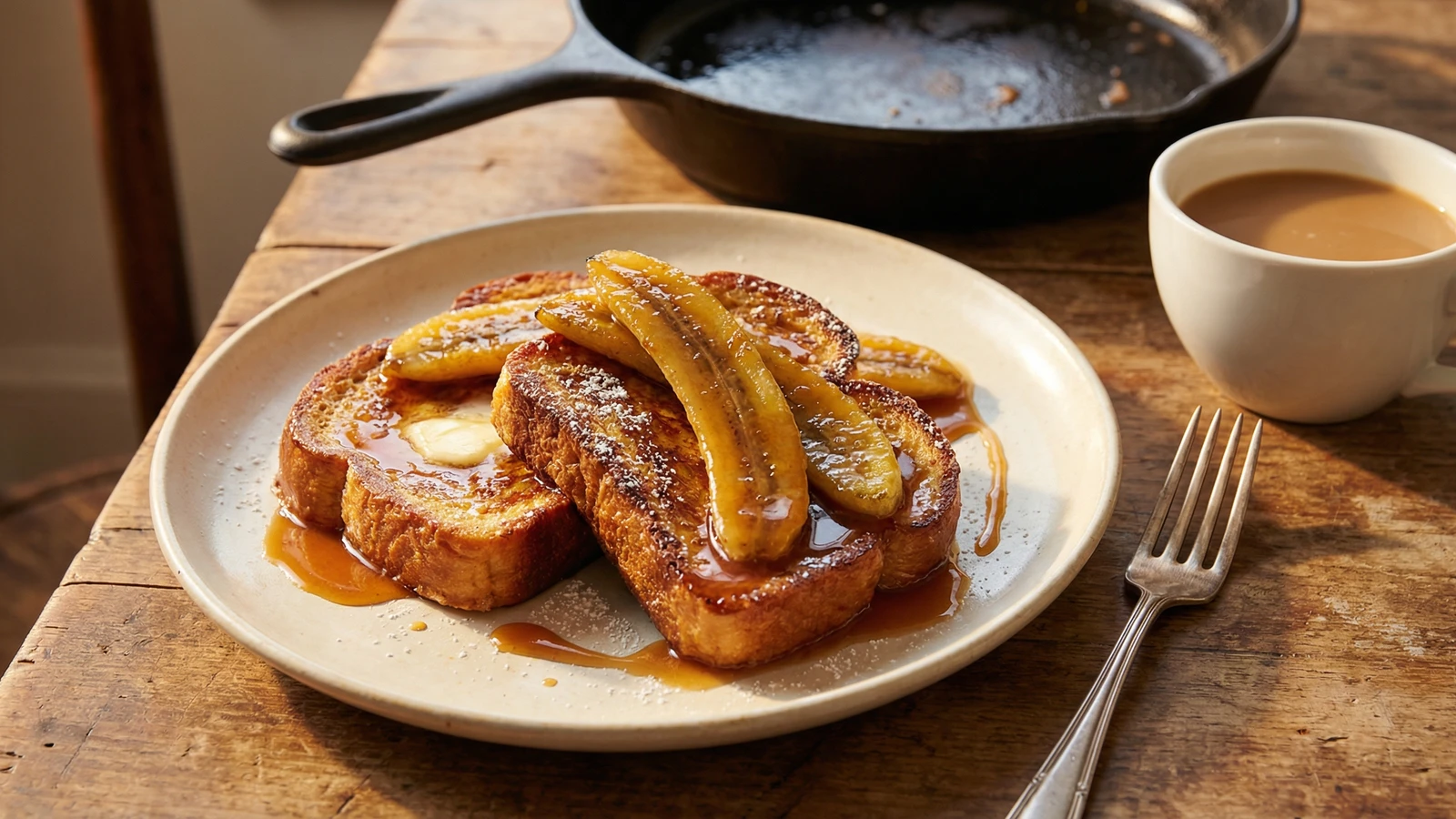 Bananas Foster French Toast