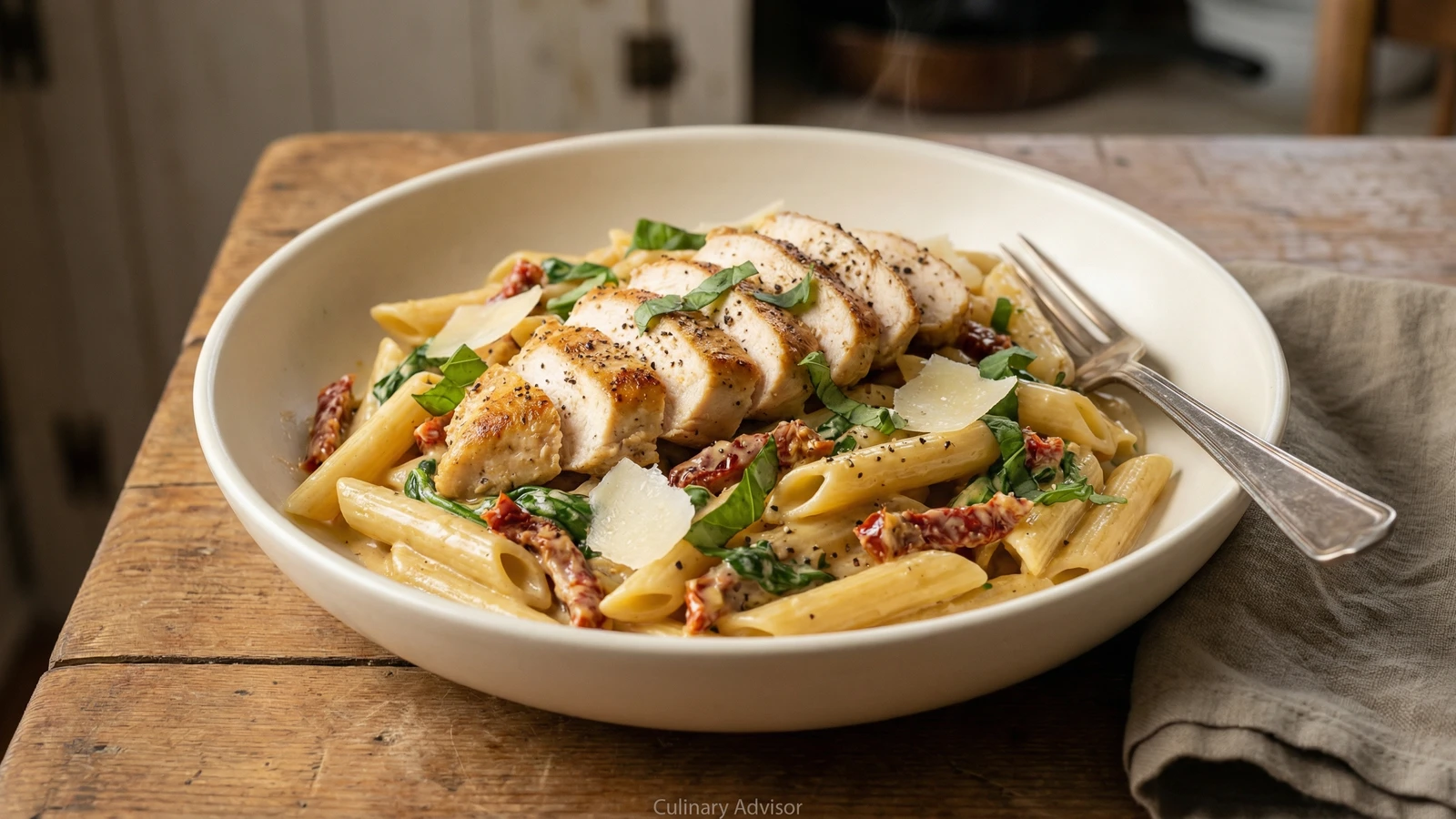 Creamy Tuscan Chicken Pasta