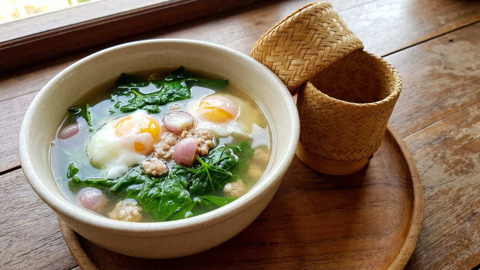 Northern Sweet Leaf Curry (Gaeng Phak Wan / แกงผักหวาน)