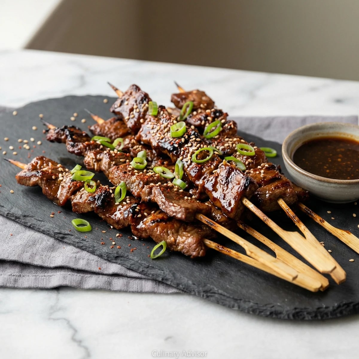 Beef Bulgogi Skewers