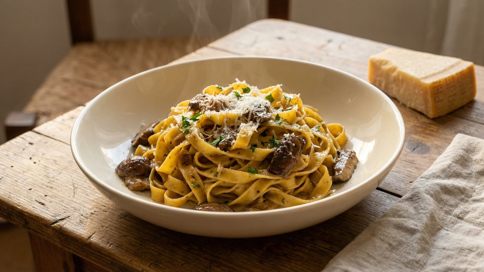 Tagliatelle ai Funghi Porcini
