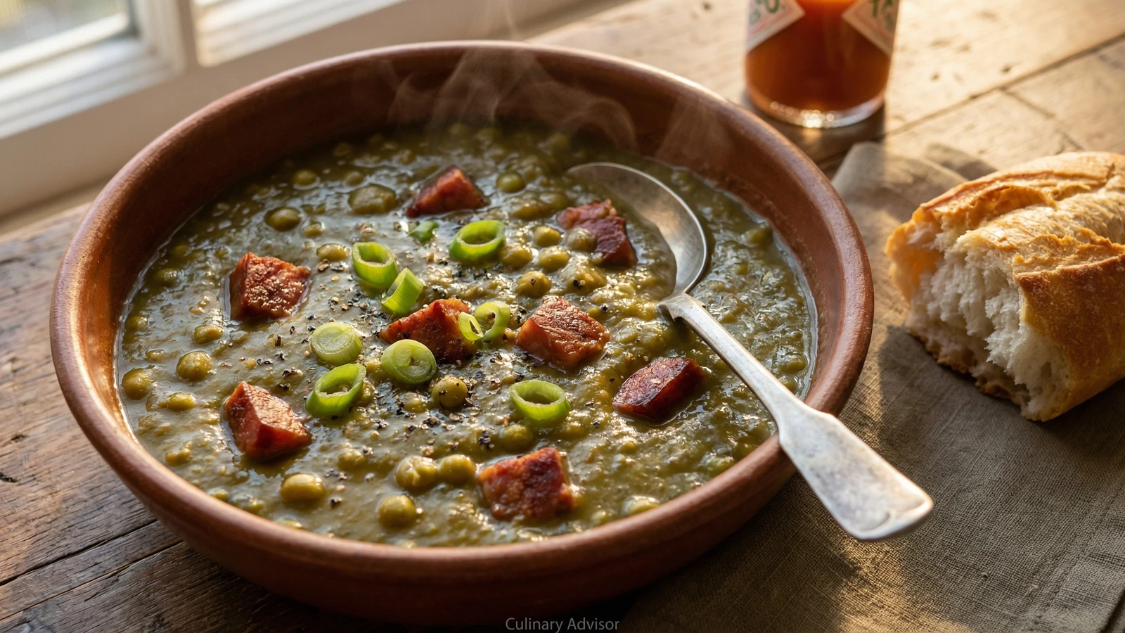 Split Pea Soup with Tasso