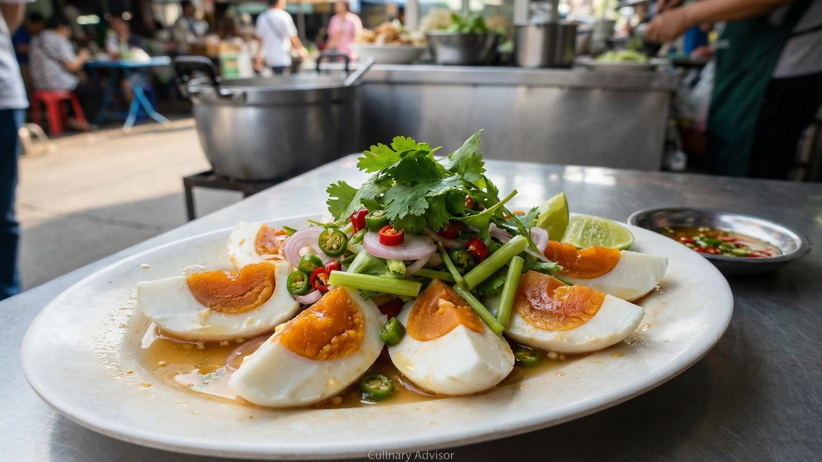 Salted Egg Salad (Yam Khai Kem)