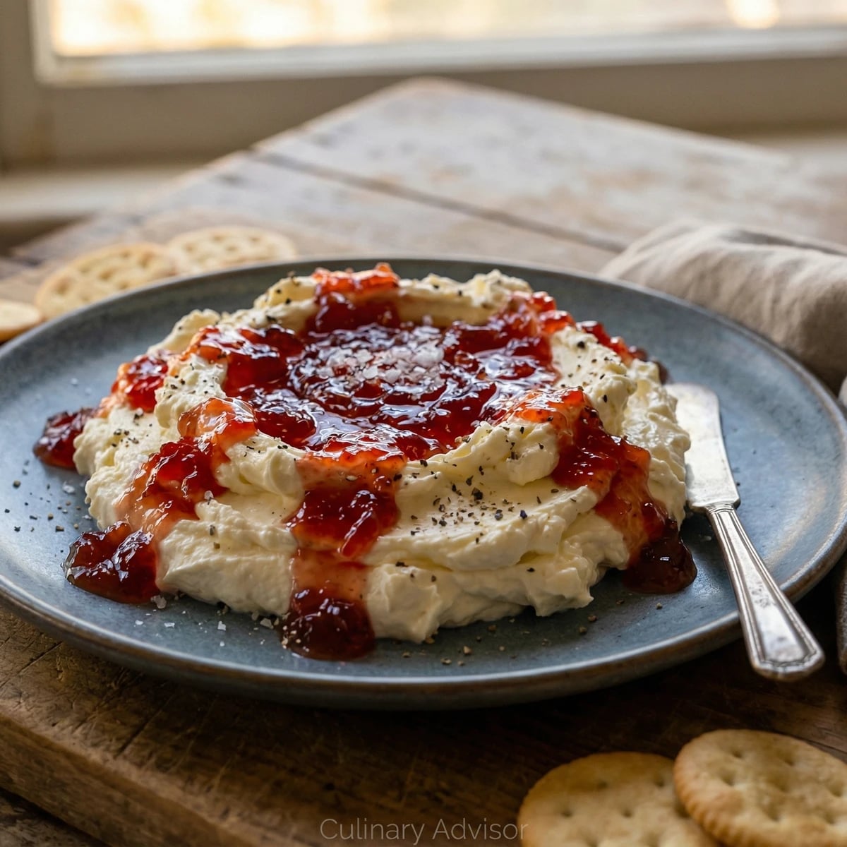 Creole Cream Cheese with Pepper Jelly