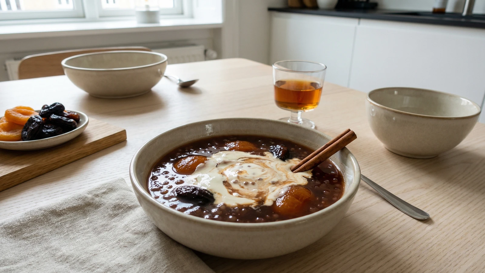 Frugtsuppe med Sagogryn