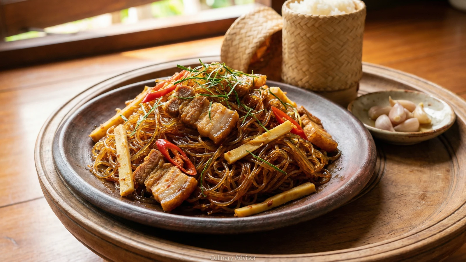 Mixed Curry with Glass Noodles (Gaeng Ho)