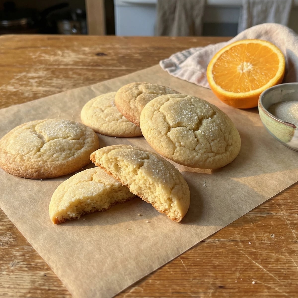 Olive Oil Sugar Cookies with Citrus