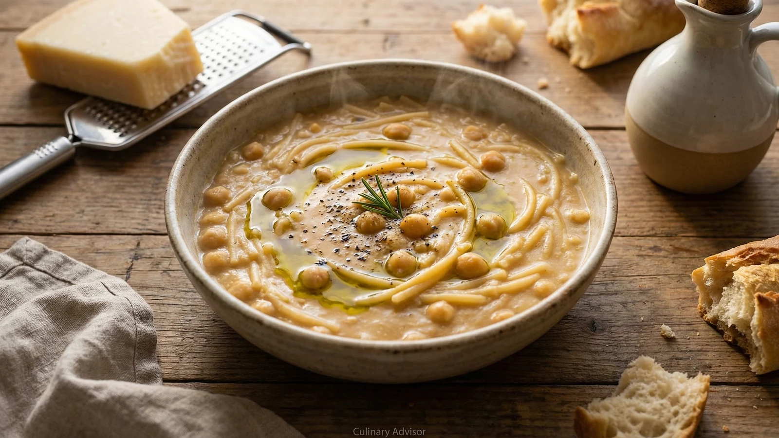 Pasta e Ceci alla Romana