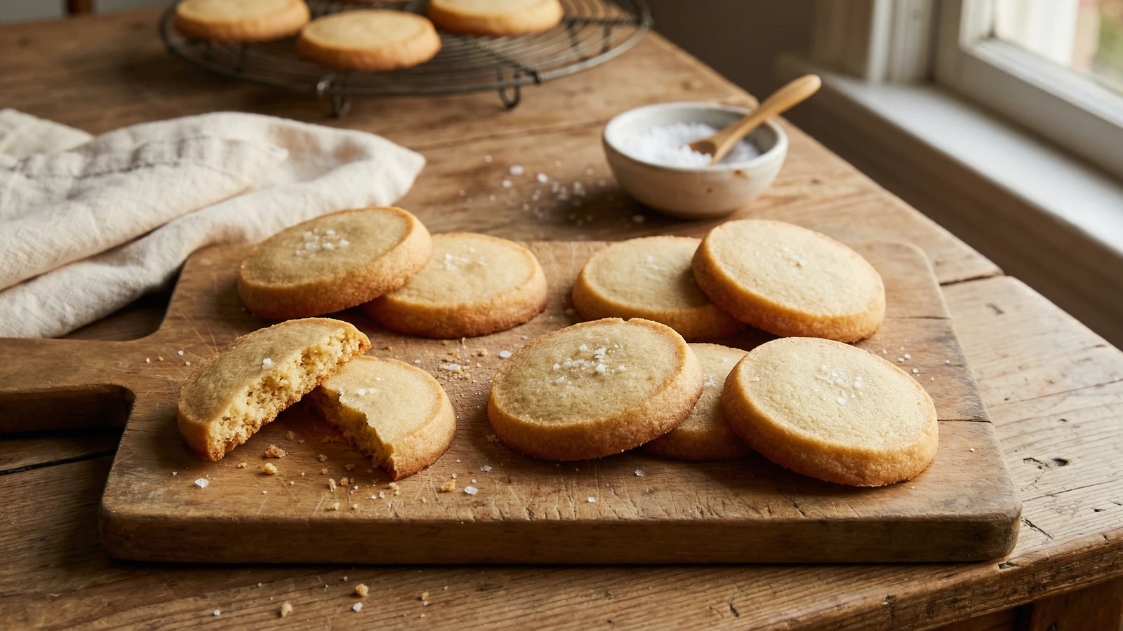 Brown Butter Sablés with Fleur de Sel