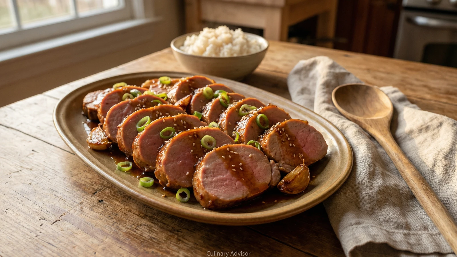 Honey Garlic Pork Tenderloin