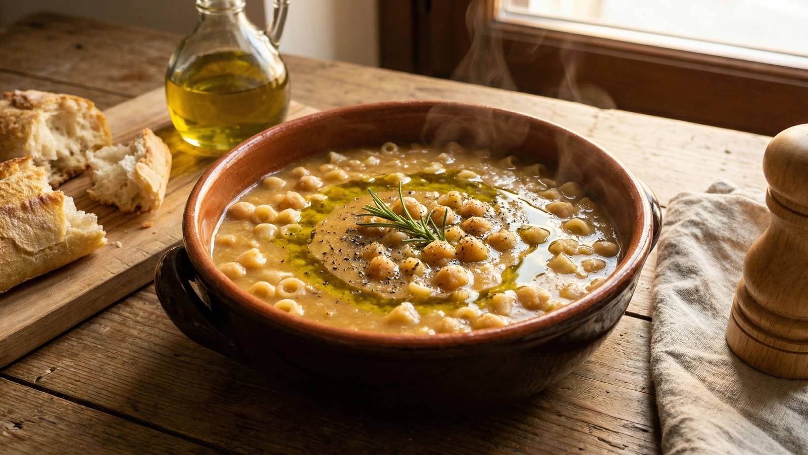Pasta e Ceci alla Romana