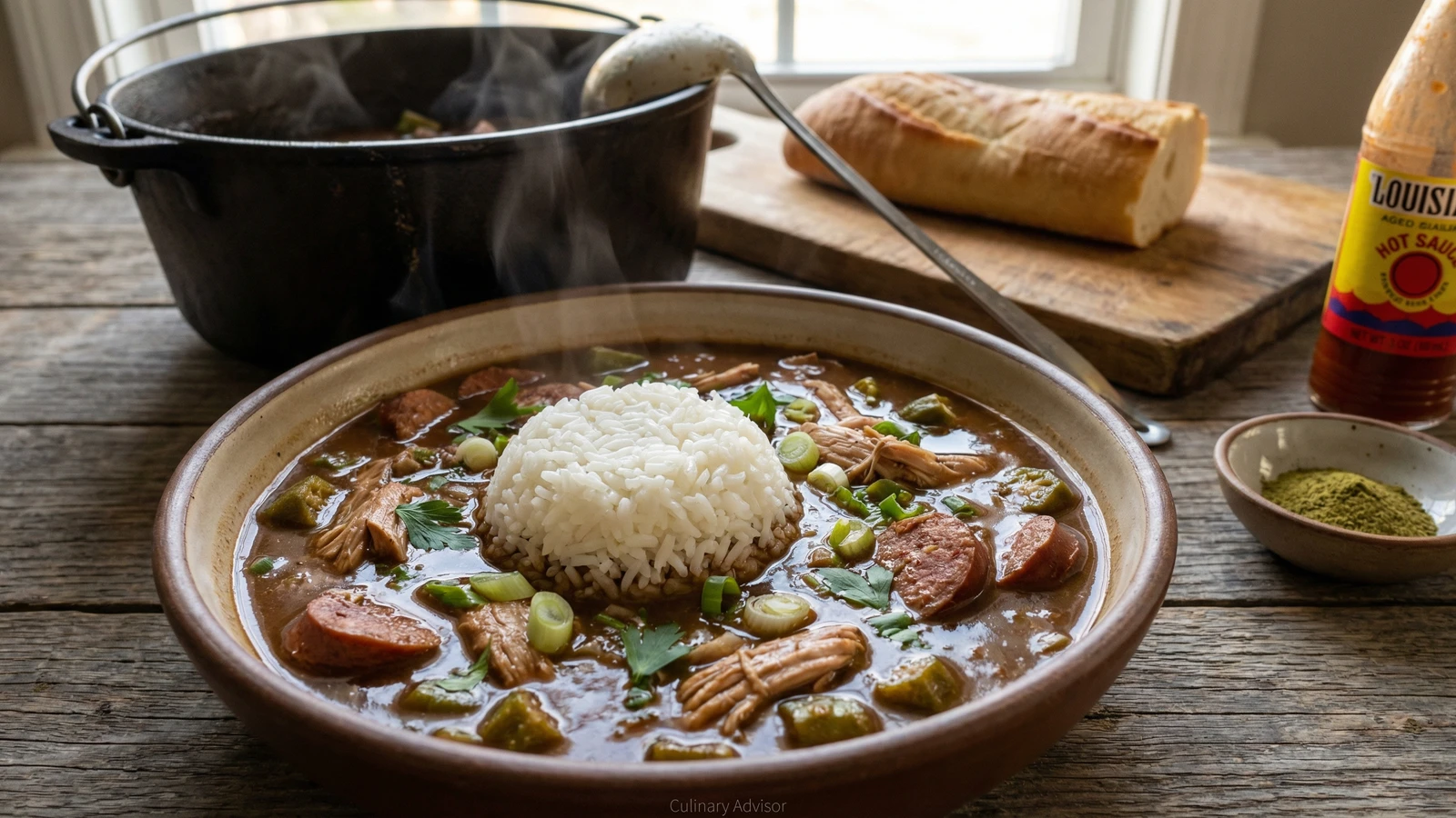 Turkey and Andouille Gumbo