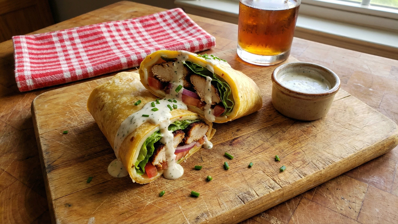 Cajun Chicken Wrap with Creole Ranch